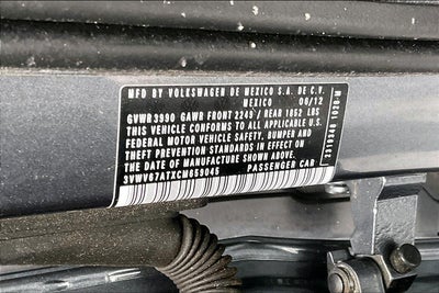 2012 Volkswagen Beetle 2.0 TSi