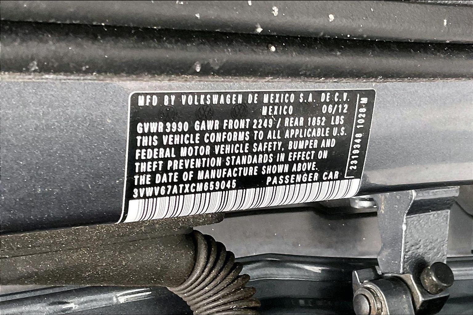 2012 Volkswagen Beetle 2.0 TSi