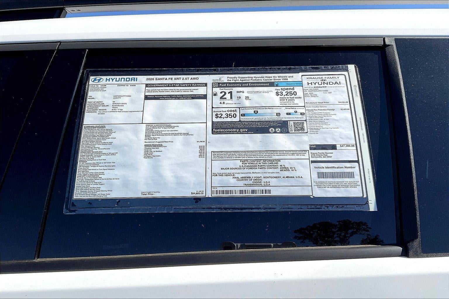 2026 Hyundai SANTA FE XRT AWD