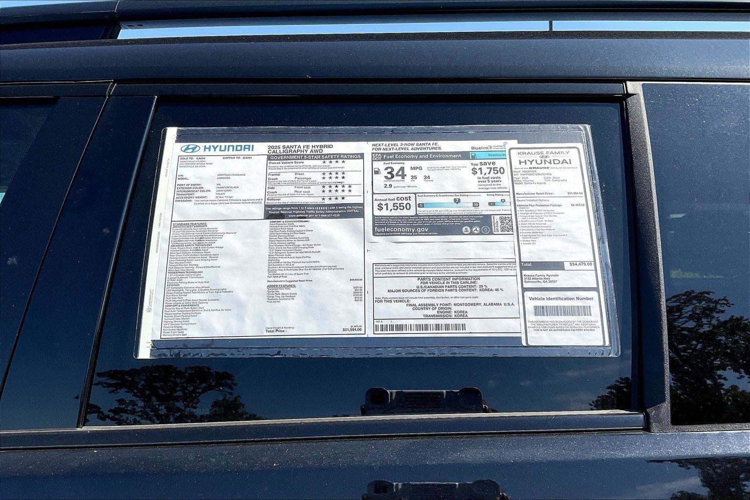 2025 Hyundai SANTA FE HYBRID Calligraphy