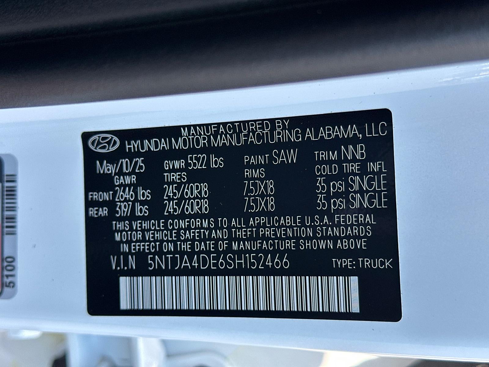 2025 Hyundai SANTA CRUZ SE FWD