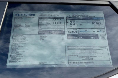 2026 Hyundai SANTA CRUZ SEL FWD