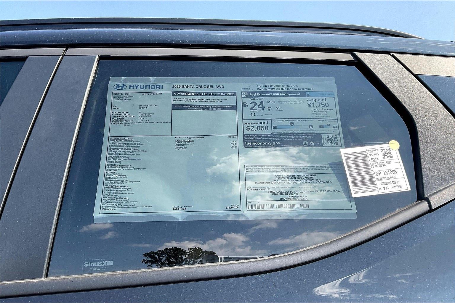 2026 Hyundai SANTA CRUZ SEL AWD