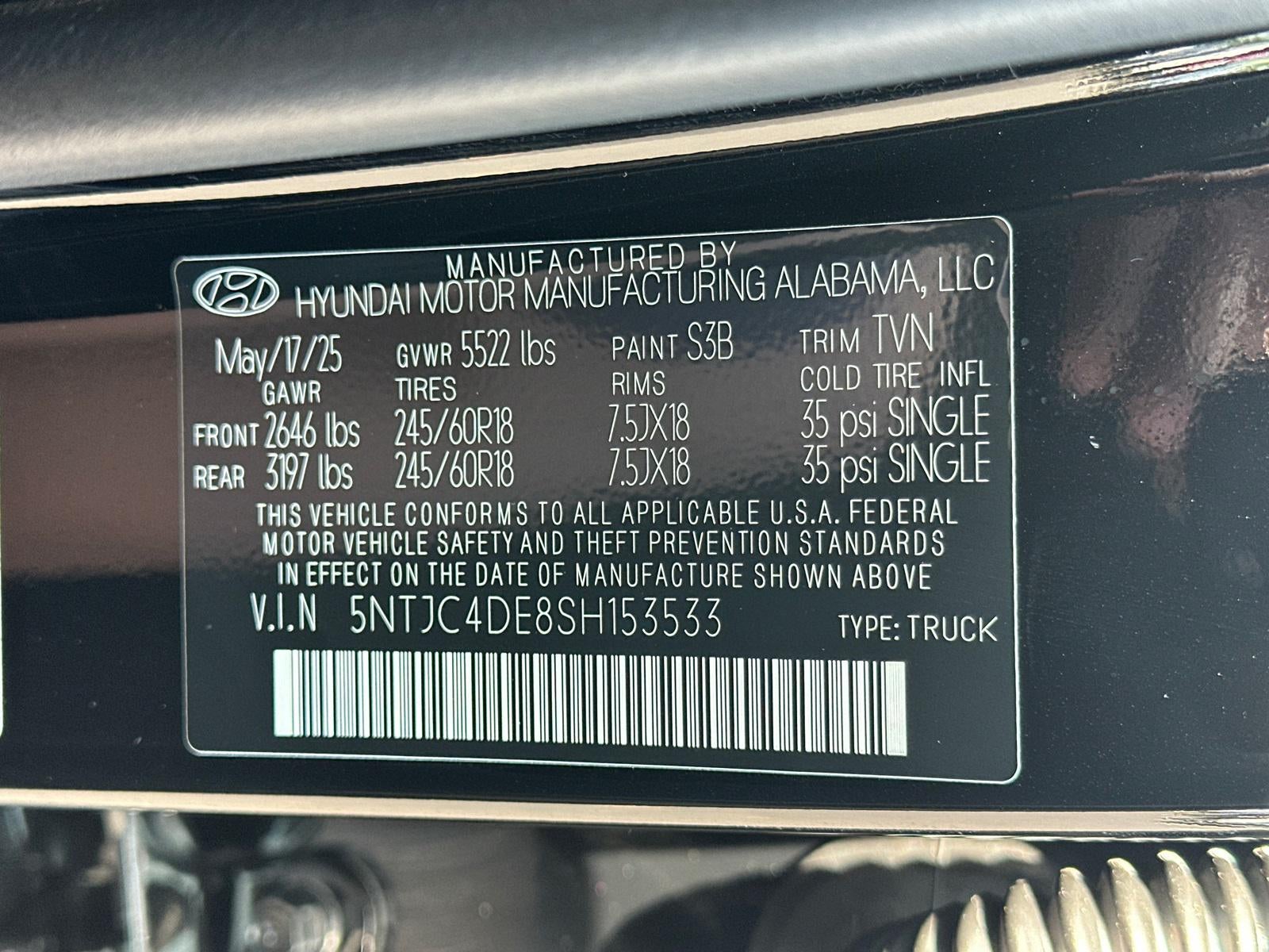 2025 Hyundai SANTA CRUZ SEL Activity FWD