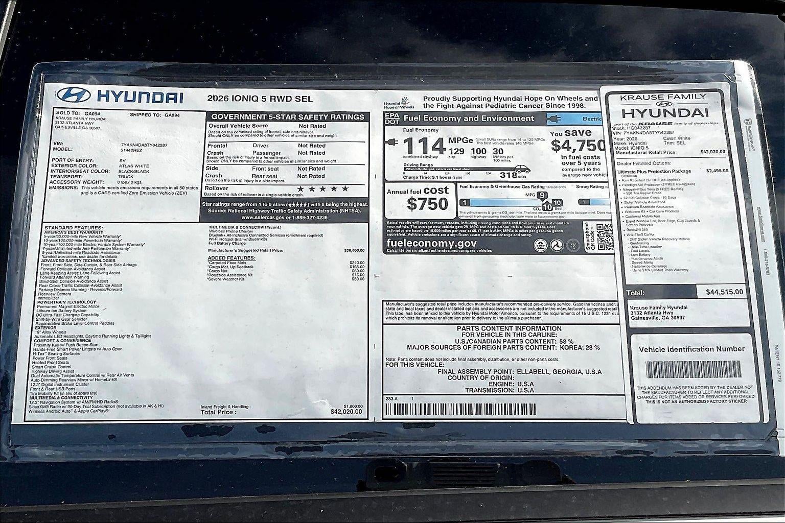 2026 Hyundai IONIQ 5 SEL