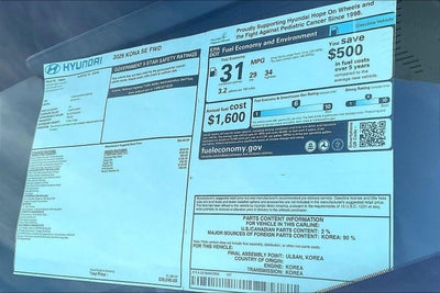 2026 Hyundai KONA SE FWD
