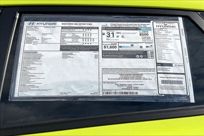 2026 Hyundai KONA SEL Sport FWD