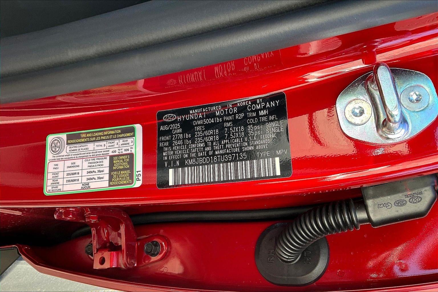 2026 Hyundai TUCSON HYBRID SEL AWD