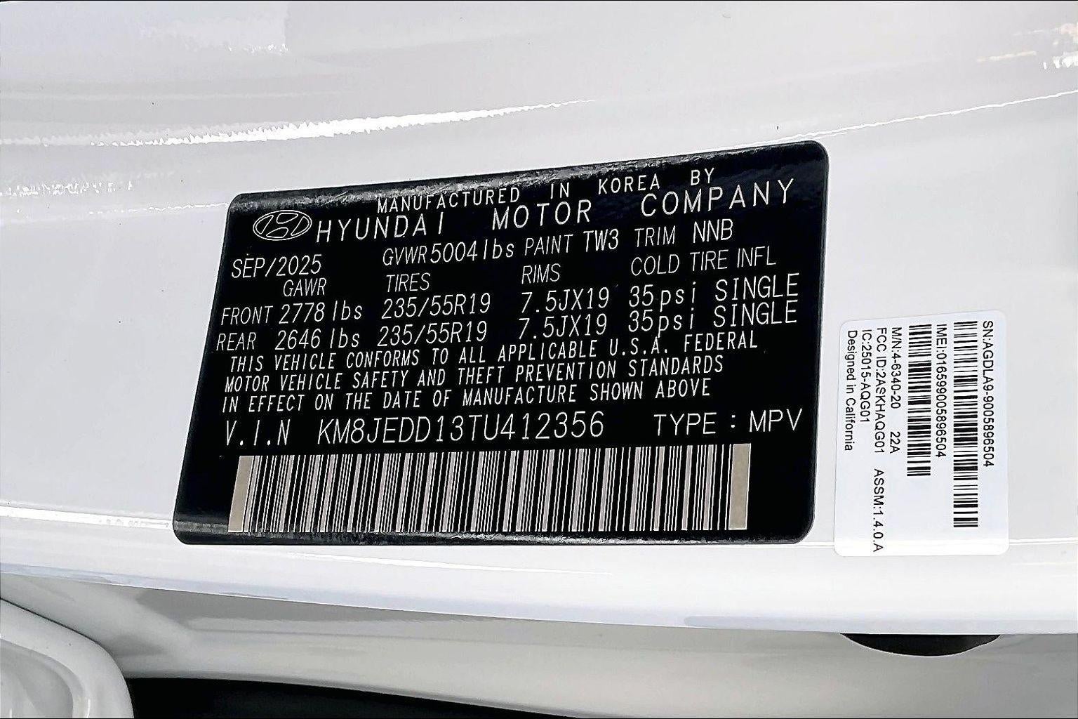 2026 Hyundai TUCSON HYBRID Limited