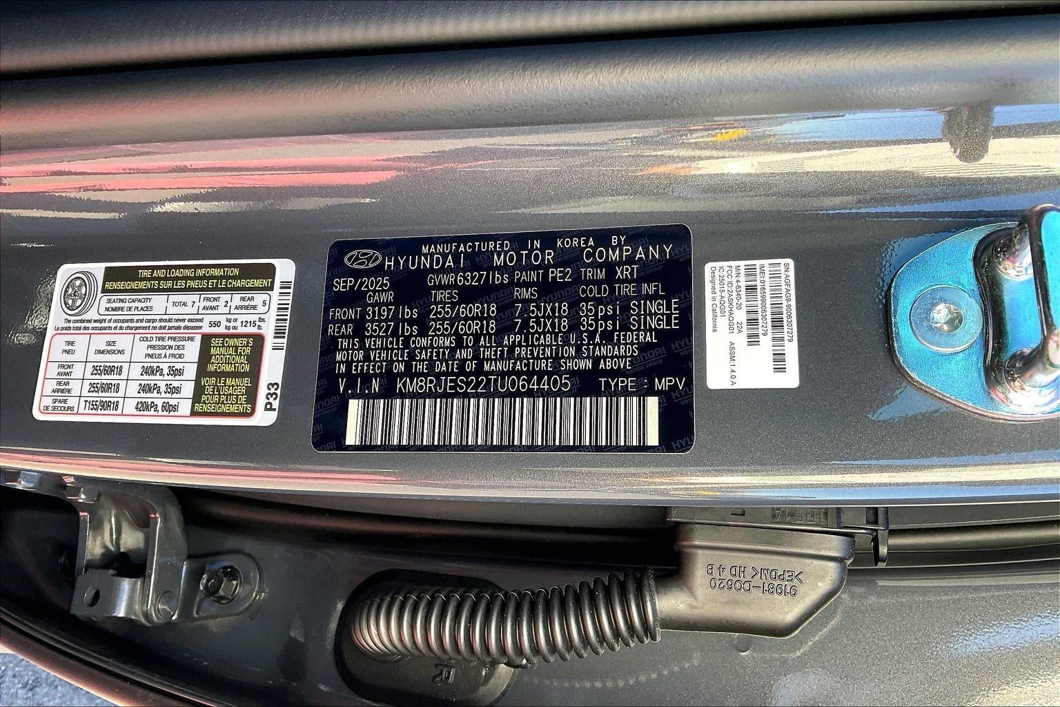 2026 Hyundai PALISADE XRT Pro