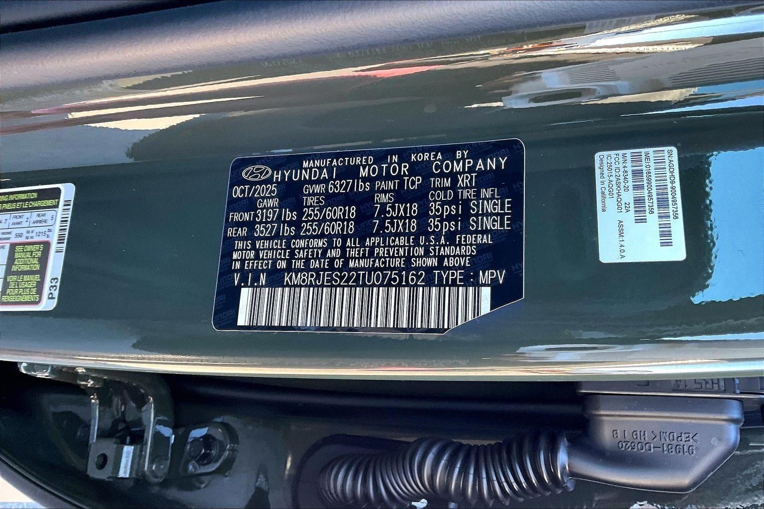 2026 Hyundai PALISADE XRT Pro