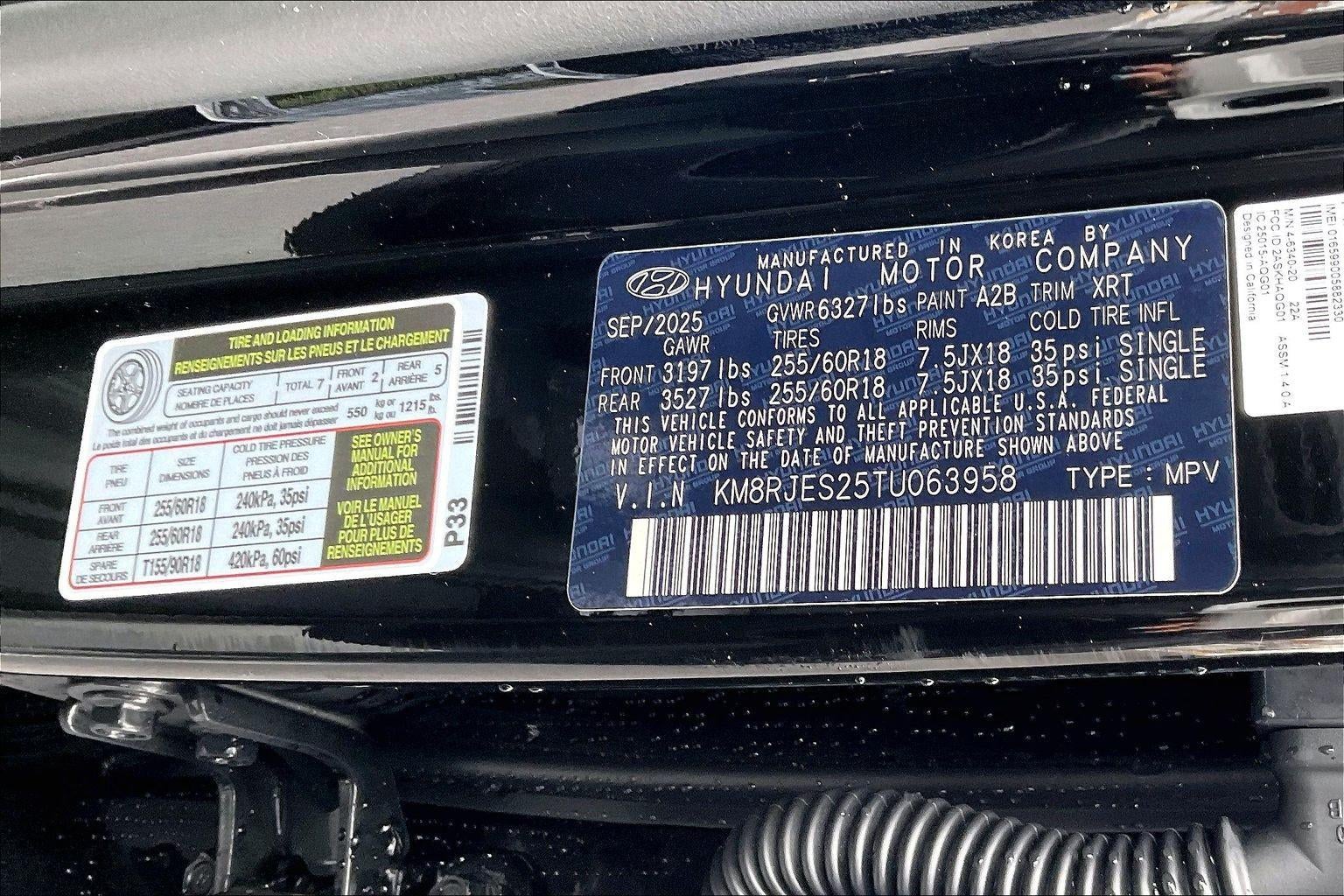 2026 Hyundai PALISADE XRT Pro