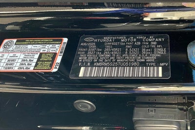 2026 Hyundai PALISADE Calligraphy FWD