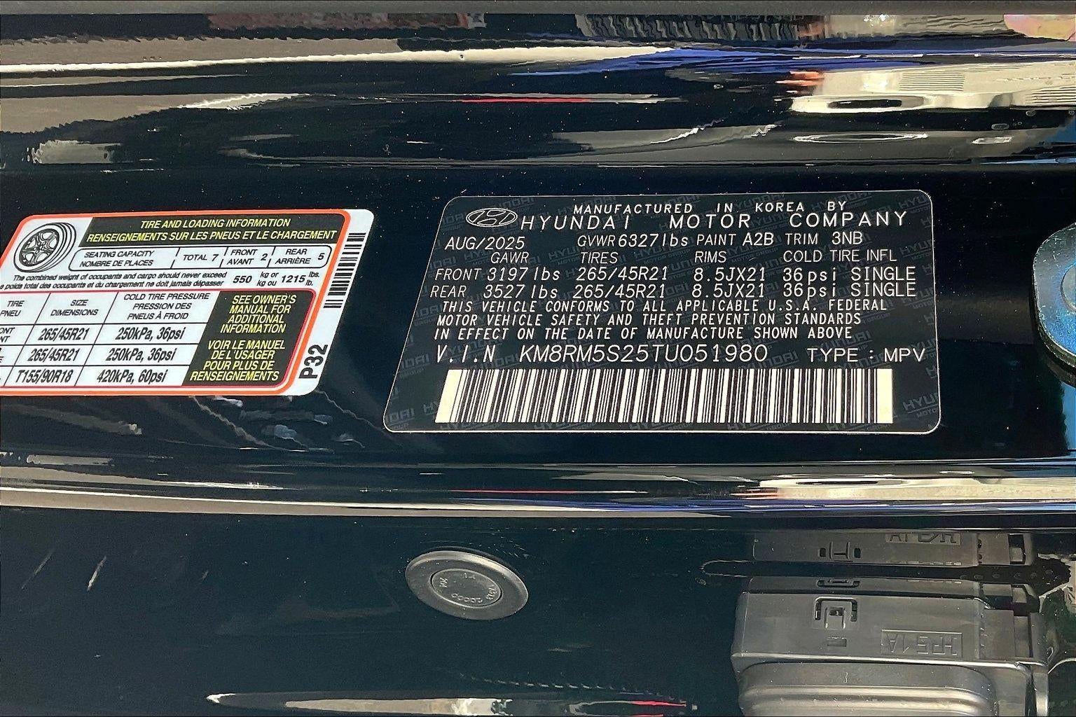 2026 Hyundai PALISADE Calligraphy FWD