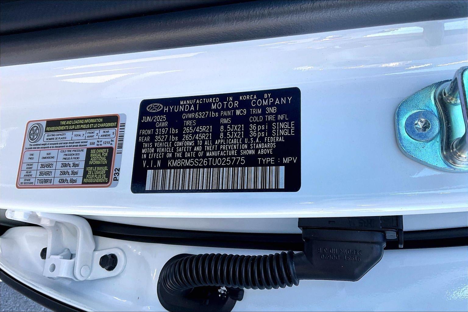 2026 Hyundai PALISADE Calligraphy FWD