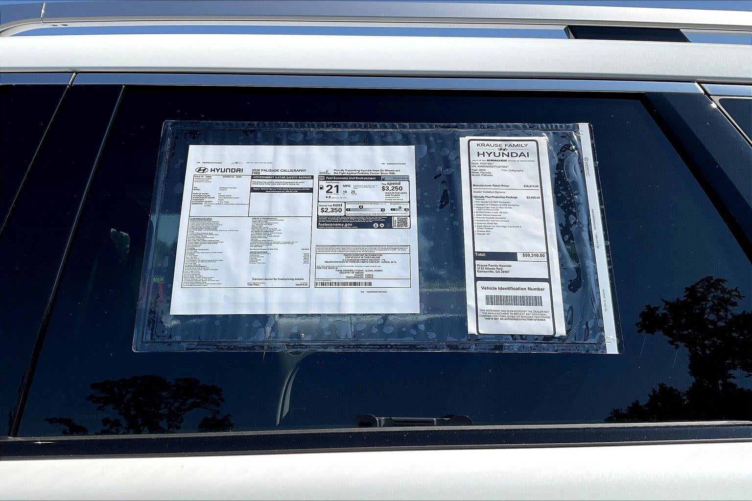 2026 Hyundai PALISADE Calligraphy FWD