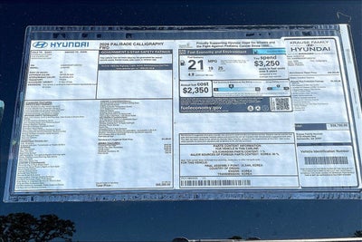 2026 Hyundai PALISADE Calligraphy FWD