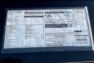 2026 Hyundai PALISADE Calligraphy AWD