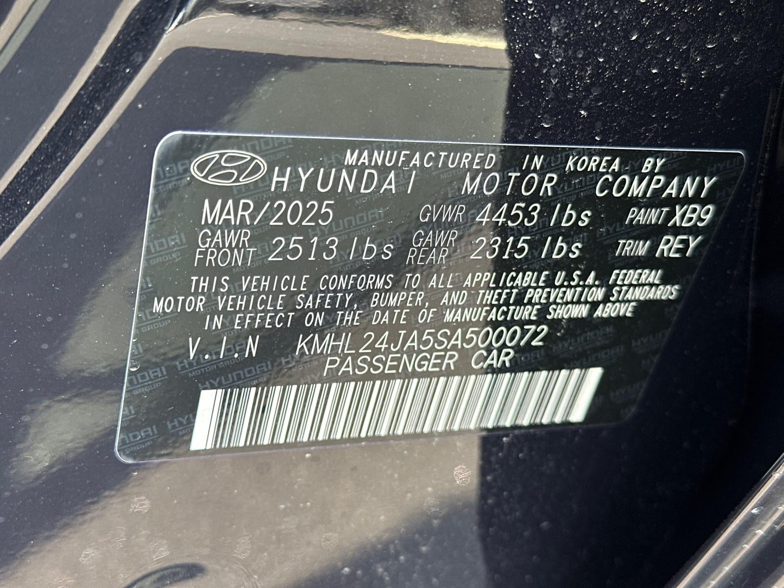 2025 Hyundai SONATA SE