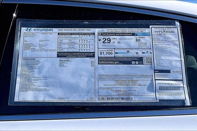 2026 Hyundai SONATA SEL Sport
