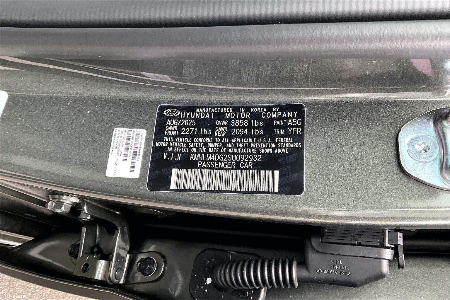 2025 Hyundai ELANTRA SEL Sport