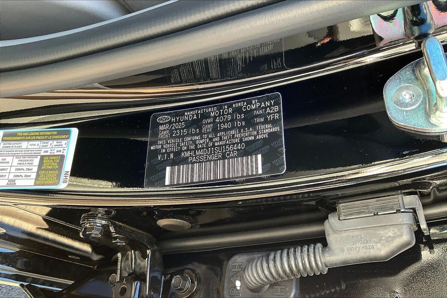 2025 Hyundai ELANTRA HYBRID SEL Sport