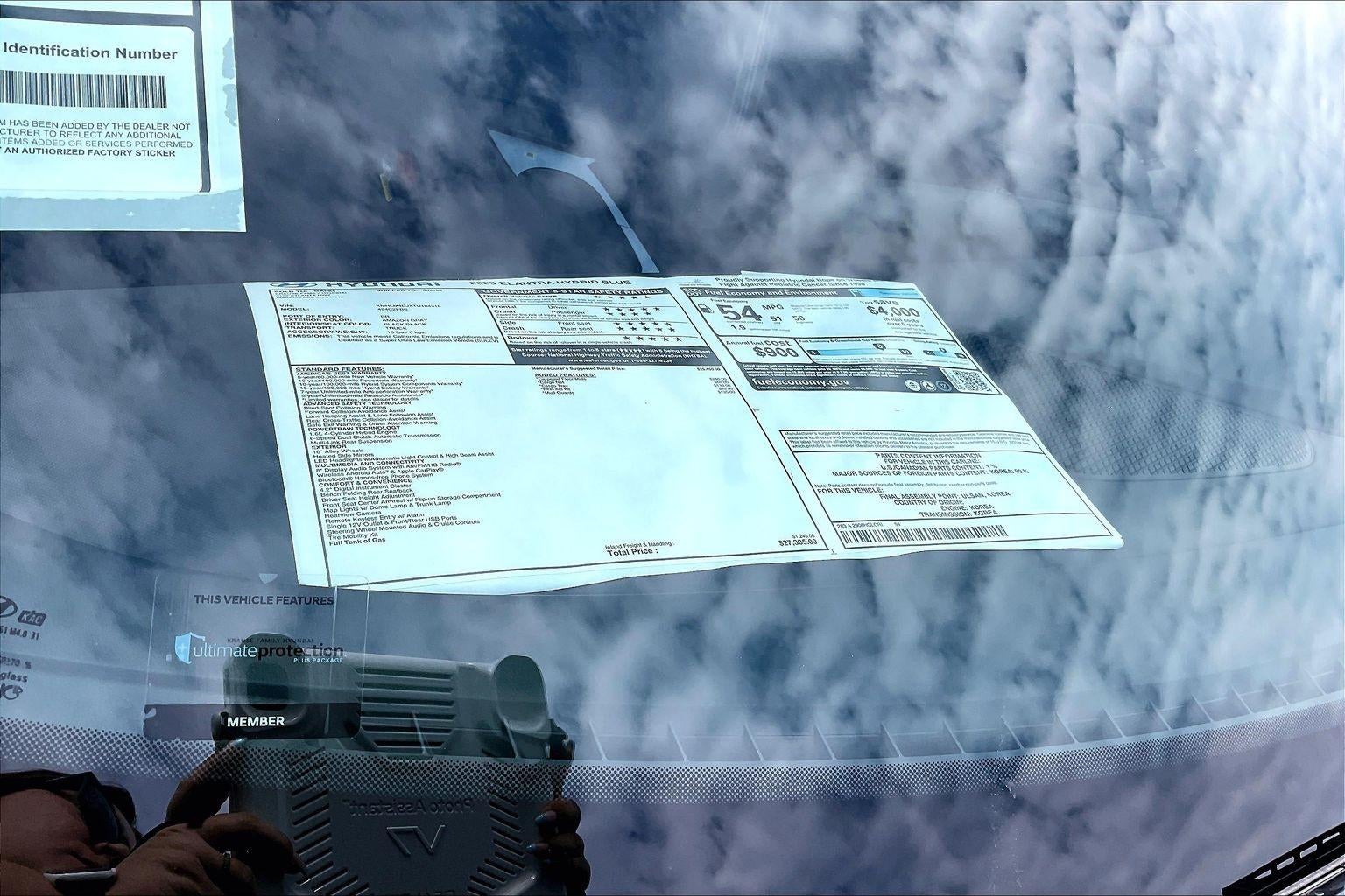 2026 Hyundai ELANTRA HYBRID Blue