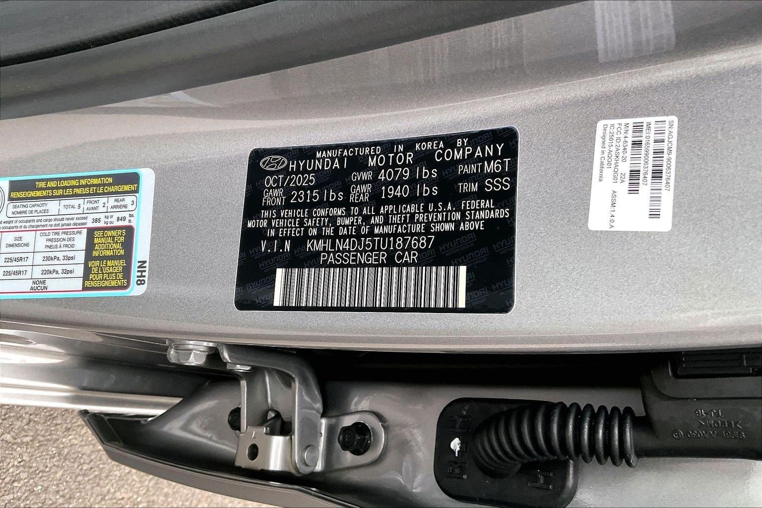 2026 Hyundai ELANTRA HYBRID Limited