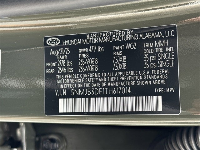 2026 Hyundai TUCSON SEL FWD