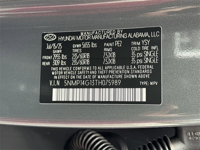 2026 Hyundai SANTA FE HYBRID SE