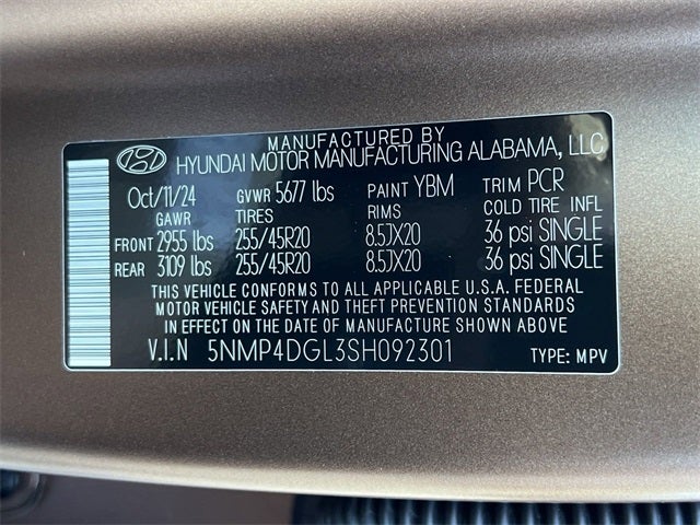 2025 Hyundai SANTA FE Limited AWD