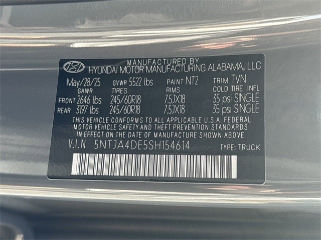 2025 Hyundai SANTA CRUZ SE FWD