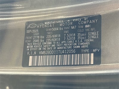 2026 Hyundai TUCSON HYBRID SEL AWD