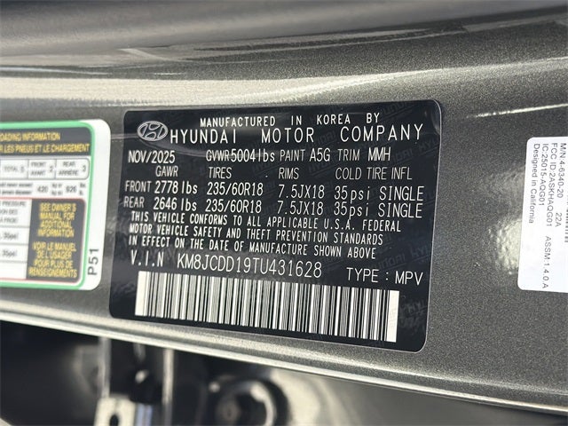 2026 Hyundai TUCSON HYBRID SEL Convenience