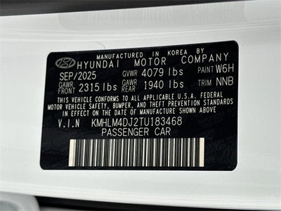 2026 Hyundai ELANTRA HYBRID Blue