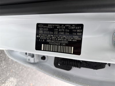 2026 Hyundai ELANTRA HYBRID Blue