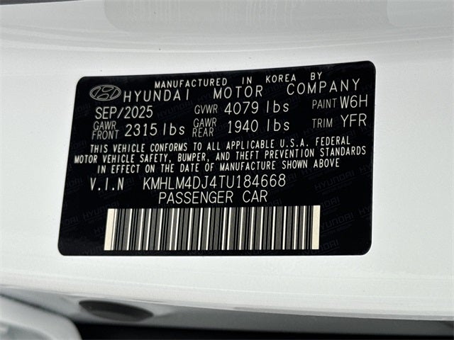 2026 Hyundai ELANTRA HYBRID Blue