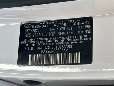 2026 Hyundai ELANTRA HYBRID Blue