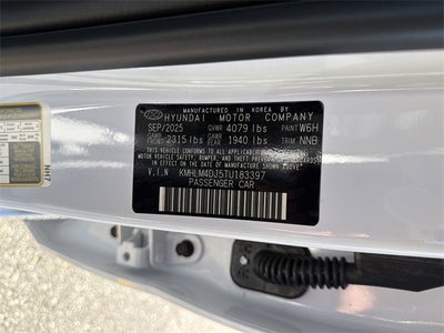 2026 Hyundai ELANTRA HYBRID Blue