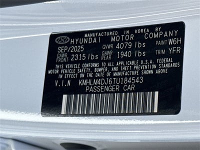 2026 Hyundai ELANTRA HYBRID Blue