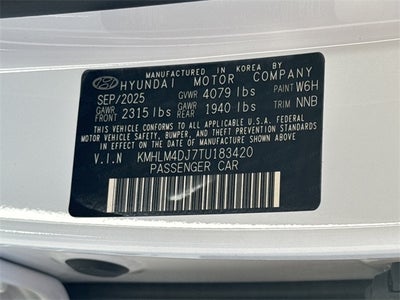 2026 Hyundai ELANTRA HYBRID Blue